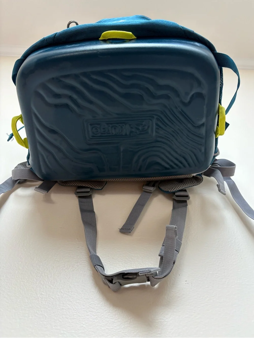 Kurgo G-Train K9 Dog Carrier Backpack Blue Yellow Up to 25 lbs Hiking Travel